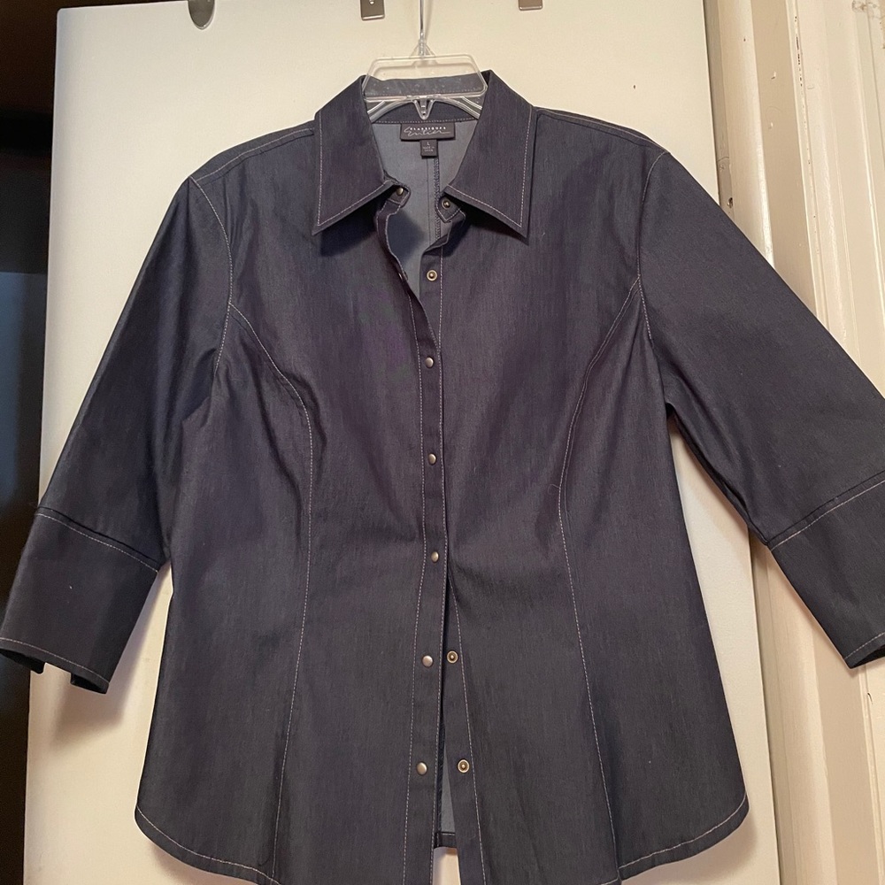 Ladies top and matching printed pants